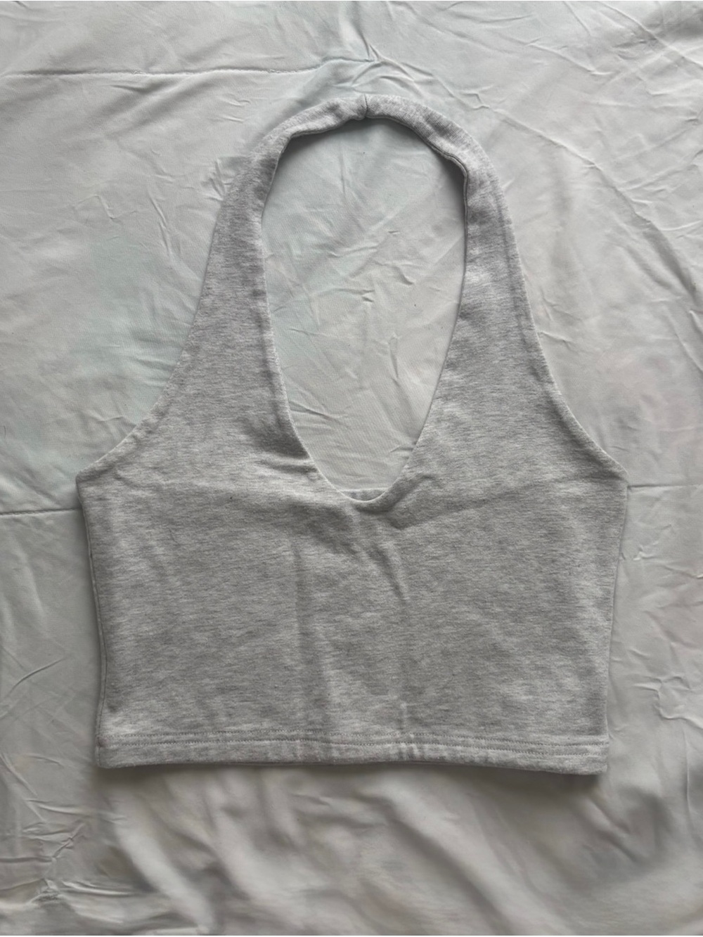 brandy grey halter top